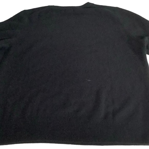 Quince XL Mongolian Cashmere Crewneck Sweater Black NWT - Picture 8 of 9